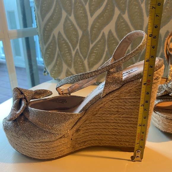 Steven Madden espadrille wedge ankle strap - Picture 3 of 7